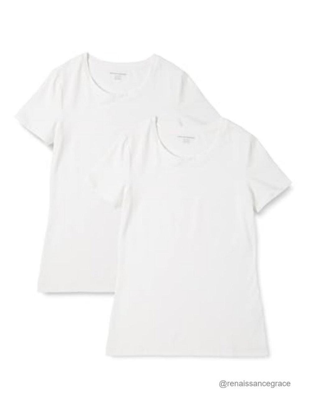 Women's Cotton Modal Blend Crewneck Short Sleeve T-Shirt Pack of 2